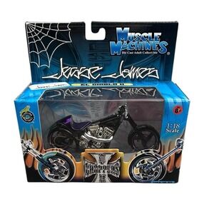 Jesse James West Coast Choppers Purple El Diablo II‎ JJ04-18-07. 1:18 Scale